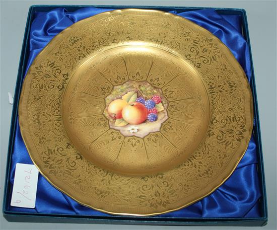 Royal Worcester cabinet plate